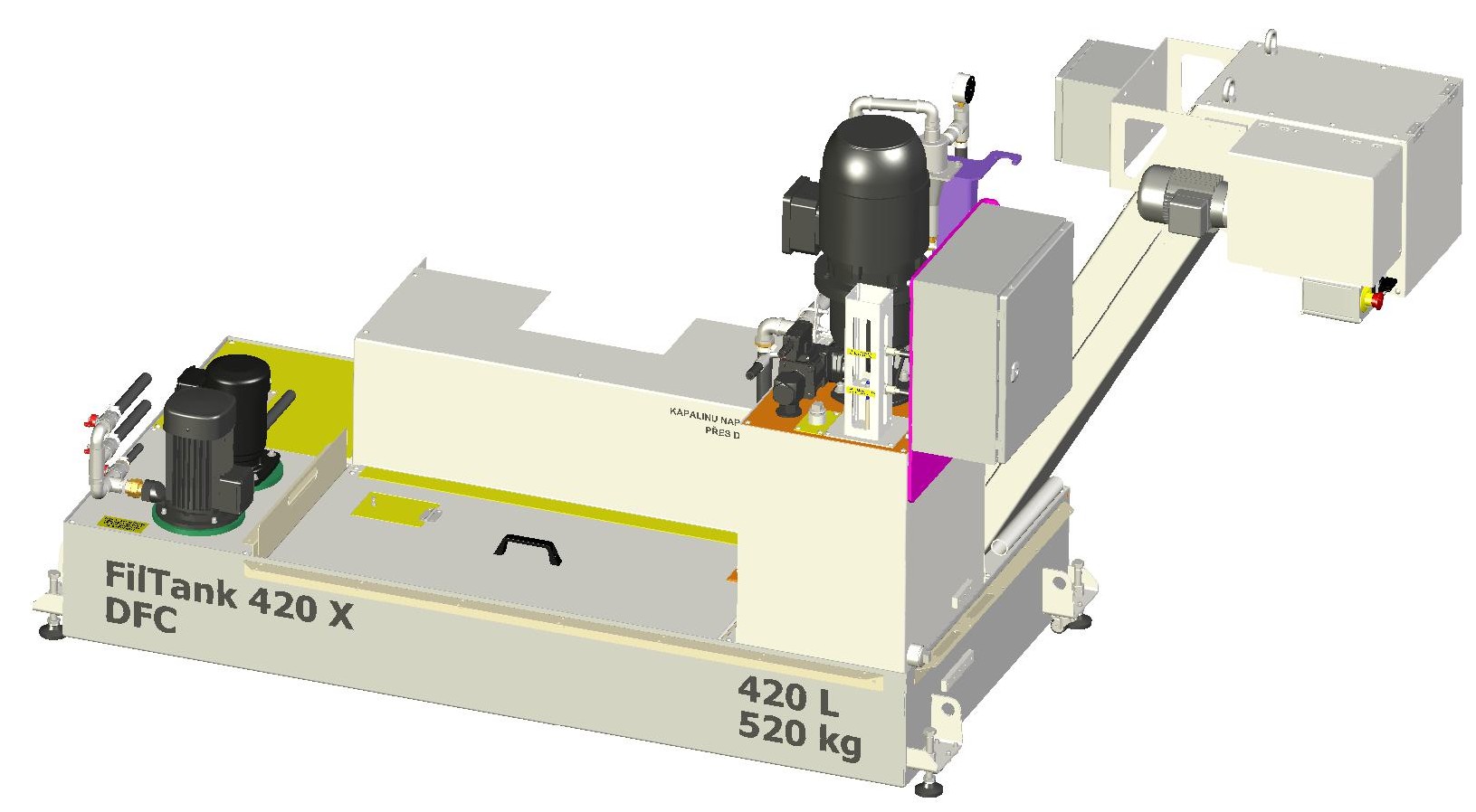 BROXTEC FilTank 420X DFC – 40 (55, 65 bar) – ilustrační vyobrazení
